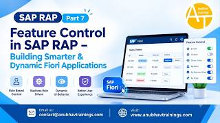 Feature Control in SAP RAP Explained | Part 7 | Control Field & Operation Behavior in ABAP RAP