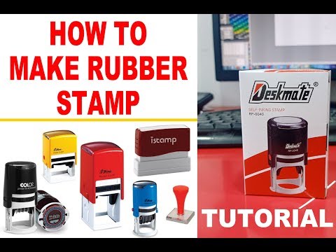 HOW TO MAKE RUBBER STAMP MANUAL | EASY WAY | Professional Rubber Stamp | Tutorial Video
