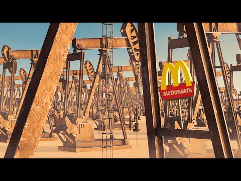 Stephen goes for McDonald's in Drilling Inc. District 6 Oil Rigs and Refinery