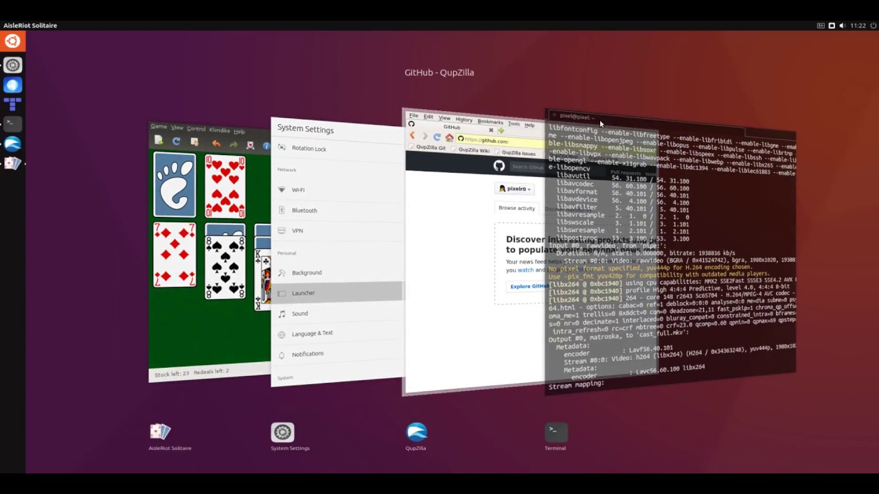 Ubports Unity 8 on ubuntu 16.04 with mir 0.26 - YouTube
