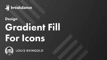 Applying a Gradient Fill to an Icon in Breakdance