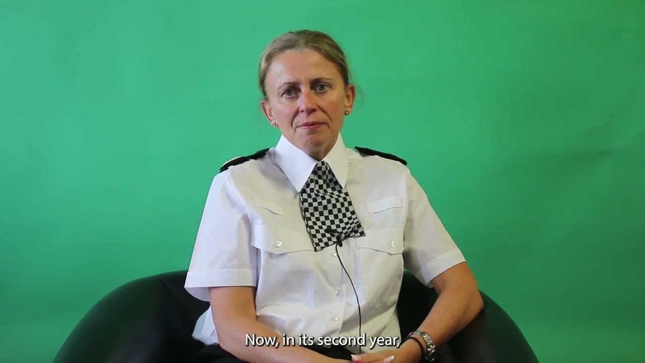 ACC Becky Riggs - giving an overview of National Analysis of Police Recorded CSAE Crimes Report 2023