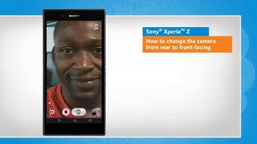 Sony® Xperia™ Z - How to change the camera from rear to front-facing :Tutorial