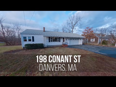 198 Conant St, Danvers, MA home video tour