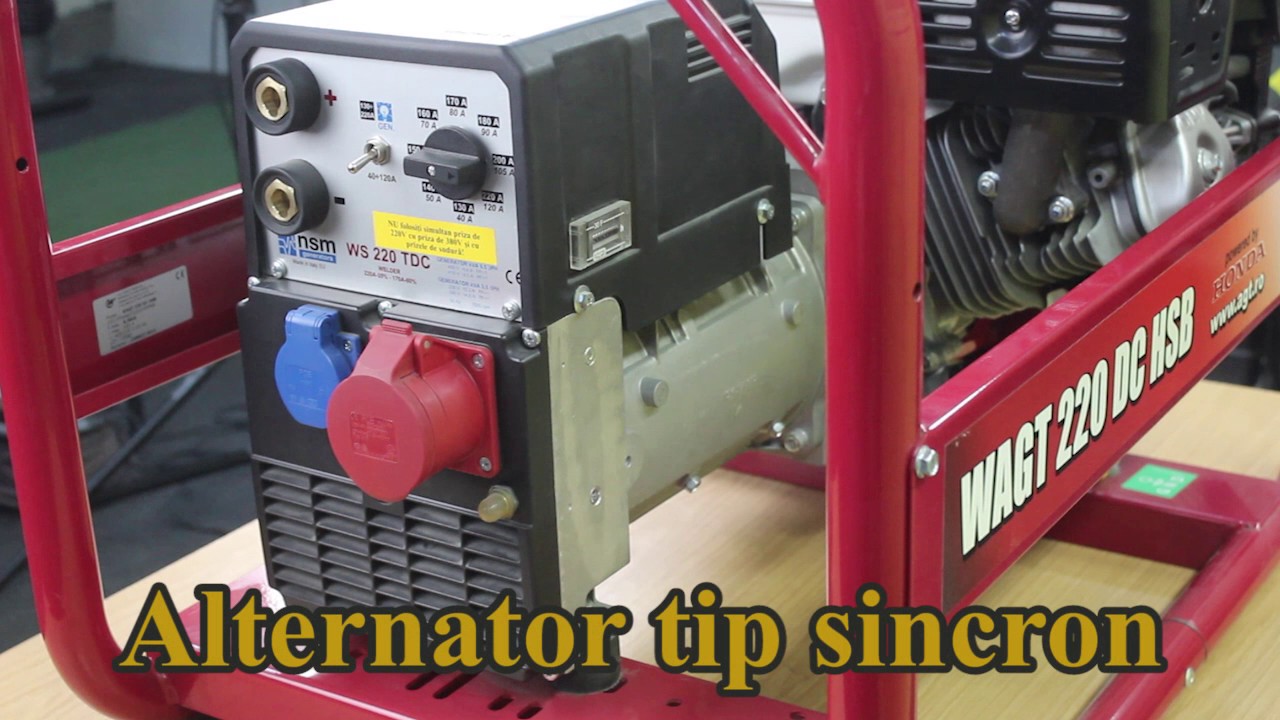 Generator de curent si sudura AGT WAGT 220 DC HSB - AtelierulTau.ro -  Wunder Haff - YouTube