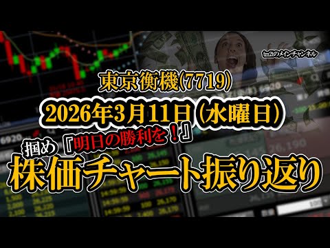 株価チャート振り返りで明日の勝利を！（東京衡機：7719）