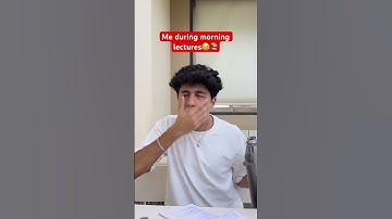 I hate morning lectures😭📚 #ytshorts #youtubeshorts #relatable #comedy