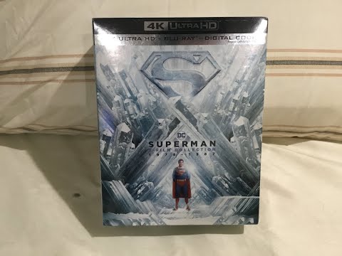 Superman 5-Film Collection 4K ULTRA HD Unboxing