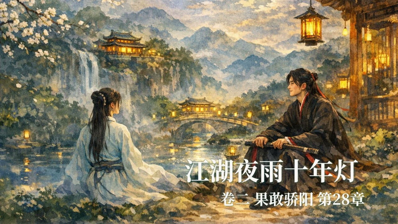 《江湖夜雨十年灯》 | 周翊然、包上恩主演同名影视剧原著小说有声书 | 第28章～第30章