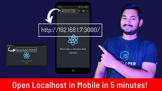 How to open localhost in your mobile?