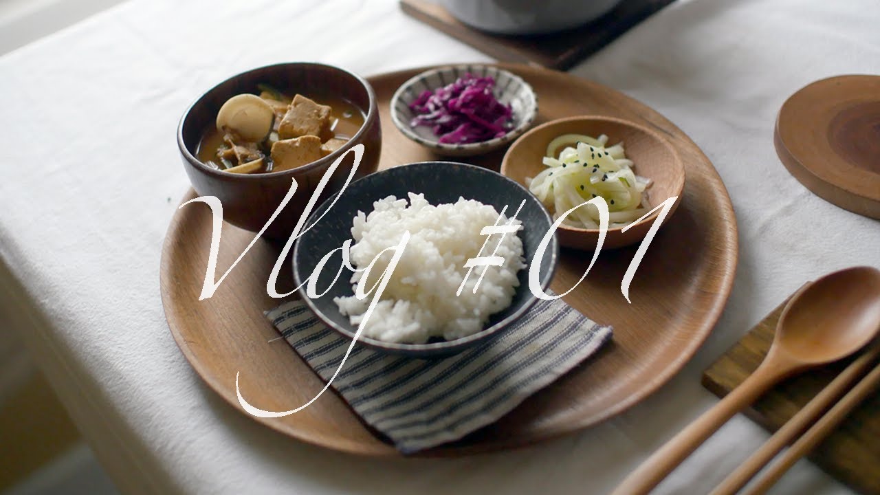 Vlog 추운 5월의 어느 날, 소울푸드로 위로받기. My soul food on cold May