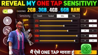 Free Fire Best Auto Headshot Trick 2023 Sensitivity | 2gb, 4gb, 6gb Ram Headshot Sensitivity Setting