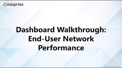 Network Performance Dashboard