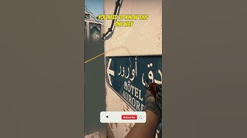 YOU NEED TO KNOW THIS ONE WAY ON DUST 2 #shorts #csgo