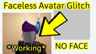 THIS NEW INVISIBLE FACE GLITCH LETS YOU HAVE NO FACE IN ROBLOX?! (TRYING  IT) 