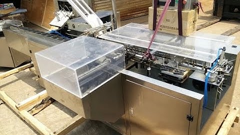 Candle Box Packing Machine With Feeding System Auto Cartoning Equipment