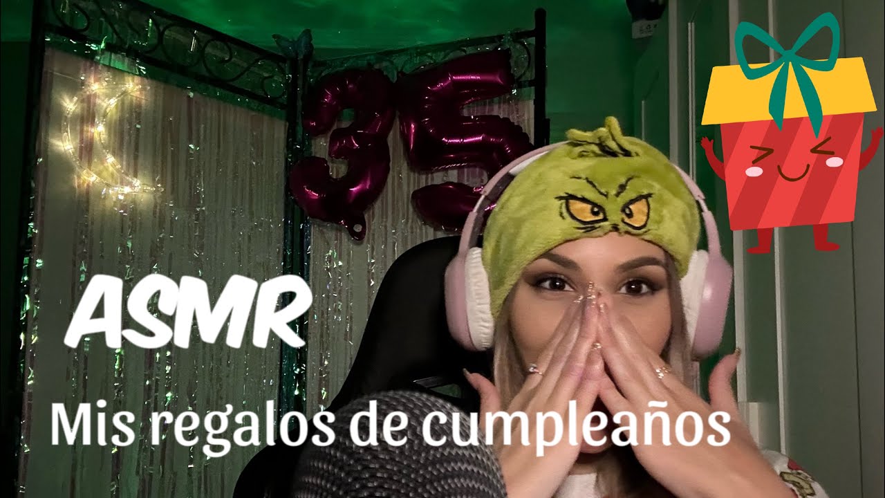 ASMR|| Mis regalos de cumpleaños 🎁🥳