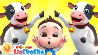 🐄 Bạn bò tên Lola | Phiên bản âm thanh động vật | LiaChaCha - Ca Nhạc Thiếu Nhi Việt Nam