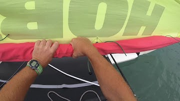 How to reef the Hobie 16 catamaran   multi cam with commentary