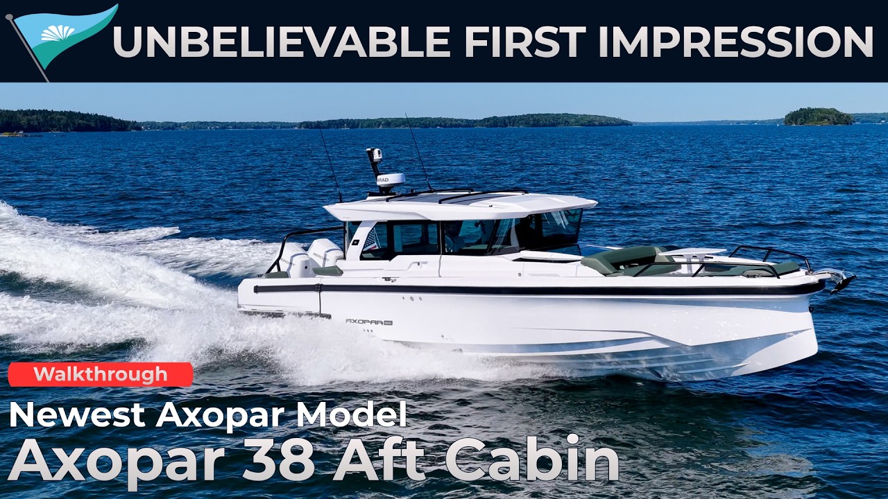 ⁣All-New Axopar 38 Is Here 🇺🇸 First Impressions, Full Tour & Top-Speed Test