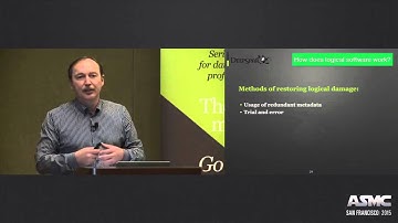 How does logical recovery software work? ASMC2015 part 7