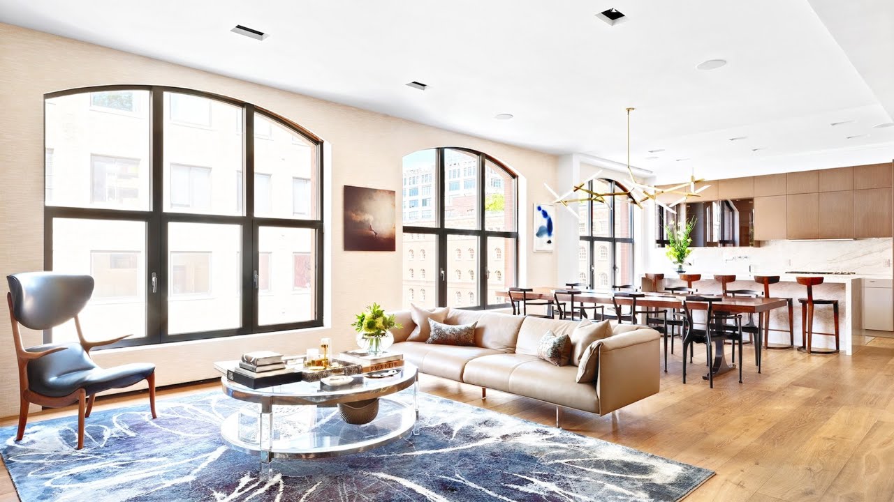 INSIDE a HUGE TriBeCa NYC Loft with MASSIVE Windows 55 Vestry, 6C