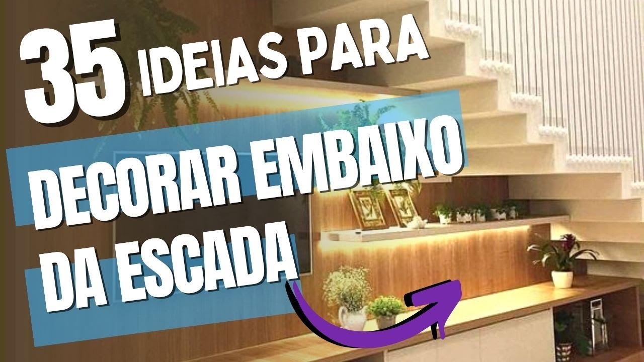 35 Ideias CRIATIVAS para DECORAR EMBAIXO da ESCADA e INSPIRAR ...