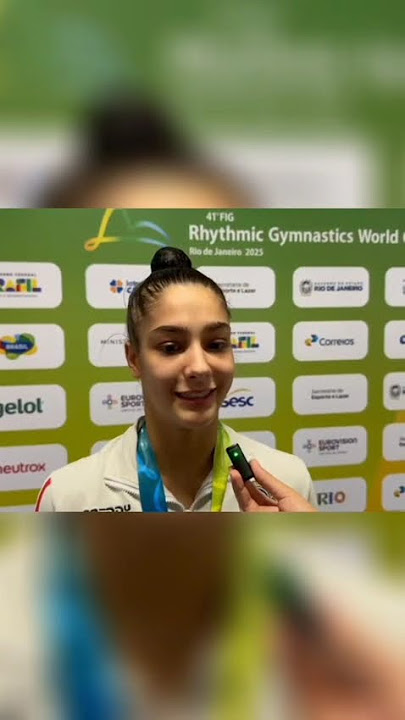 Sofia Raffaeli after AA silver medal at World championships Rio de Janeiro 2025