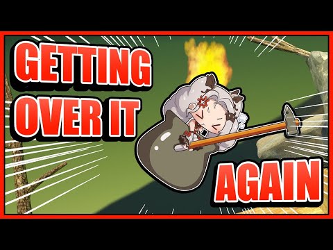 【Getting Over It】Lili is "Getting Over It" again with Bennett Foddy Part 2 [EN/MY]【MyHolo TV】