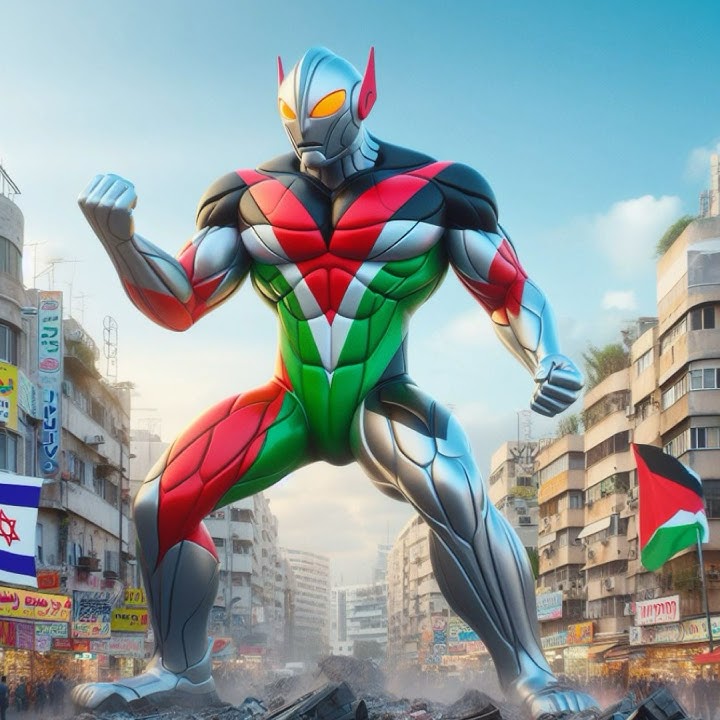 ULTRAMAN PALESTINA #shortvideo #youtubeshorts