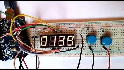 2 : How to make Counter UP/DOWN using Arduino with LCD display