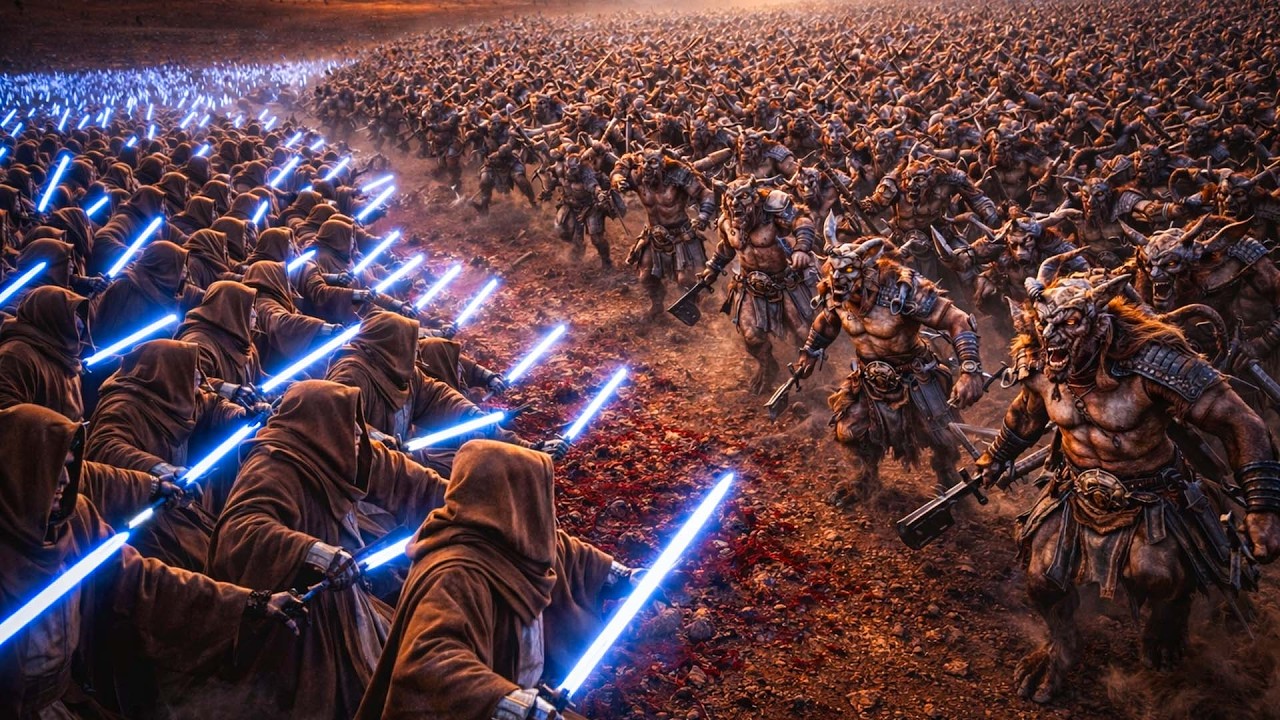 595,259 JEDI FINAL STAND vs 5,587,531 WARHAMMER HORDE | UEBS 2