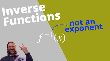 How to find inverse functions