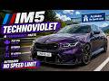 NEW BMW M5 in TECHNOVIOLET | POV Test Drive (4K) | M Performance Parts