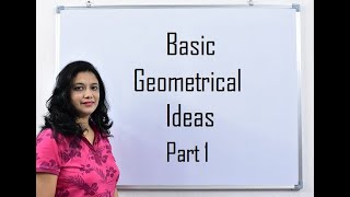 Class 6 Maths Chapter 4 Basic Geometrical Ideas Part 1