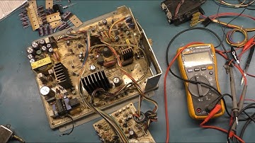 27" Neotec NT-2701 Arcade Monitor Chassis Repair - "Ticking" - C450 Shorted?