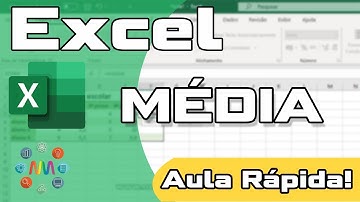 Excel (aula rápida) - Média no Excel | Como calcular média no Excel | Fórmula de média/Função Média