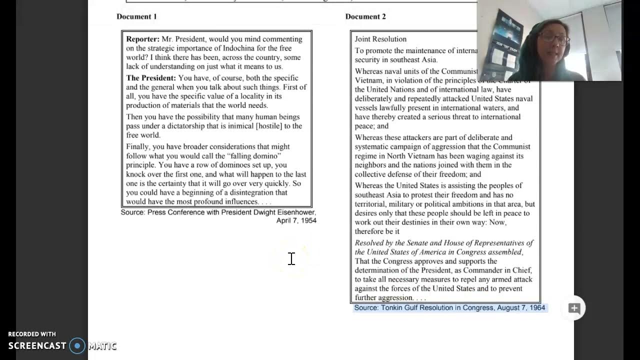 US Regents Short Essay Question (SEQ) 1 Relationship YouTube