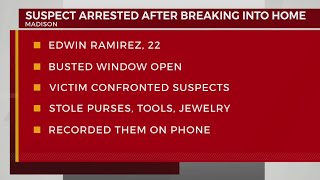 Suspect arrested after breaking into Madison home