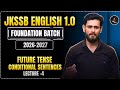 Future Tense | Lecture-4 | JKSSB English 1.0 | Foundation Batch| English with Hritik sir