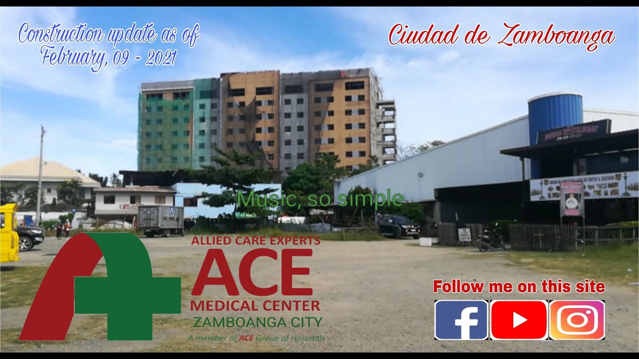 Ace medical center Zamboanga construction update as of February, 09