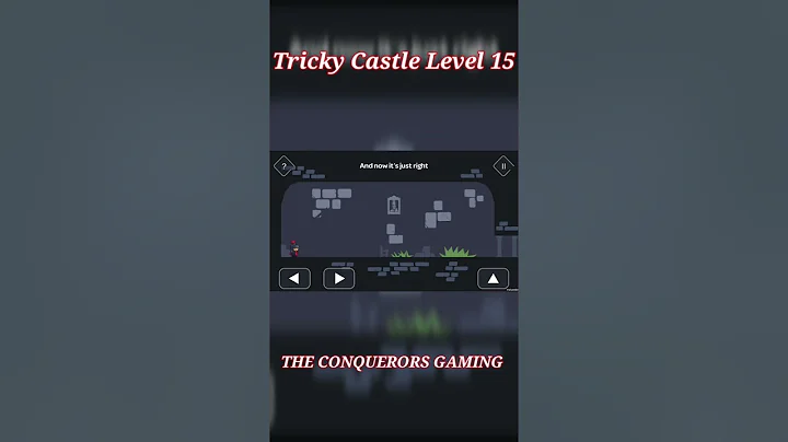 Tricky Castle Level 15 || New Level Everyday || THE CONQUERORS GAMING #gaming #trickycastle #shorts