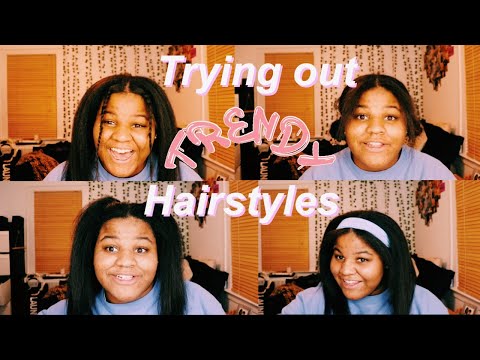 Trying Trendy Hairstyles :)))