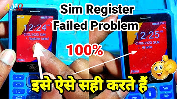 itel it5027 Register Failed Problem itel Mobile Sim Register Failed Problem Solution