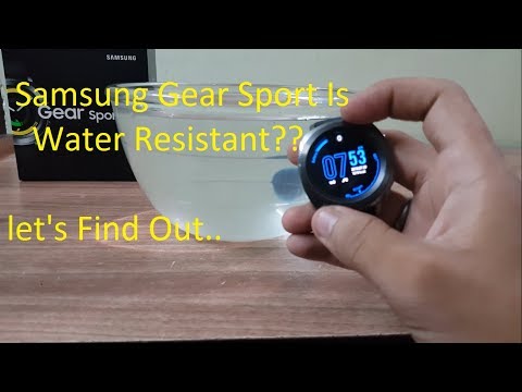 samsung gear sport water damage