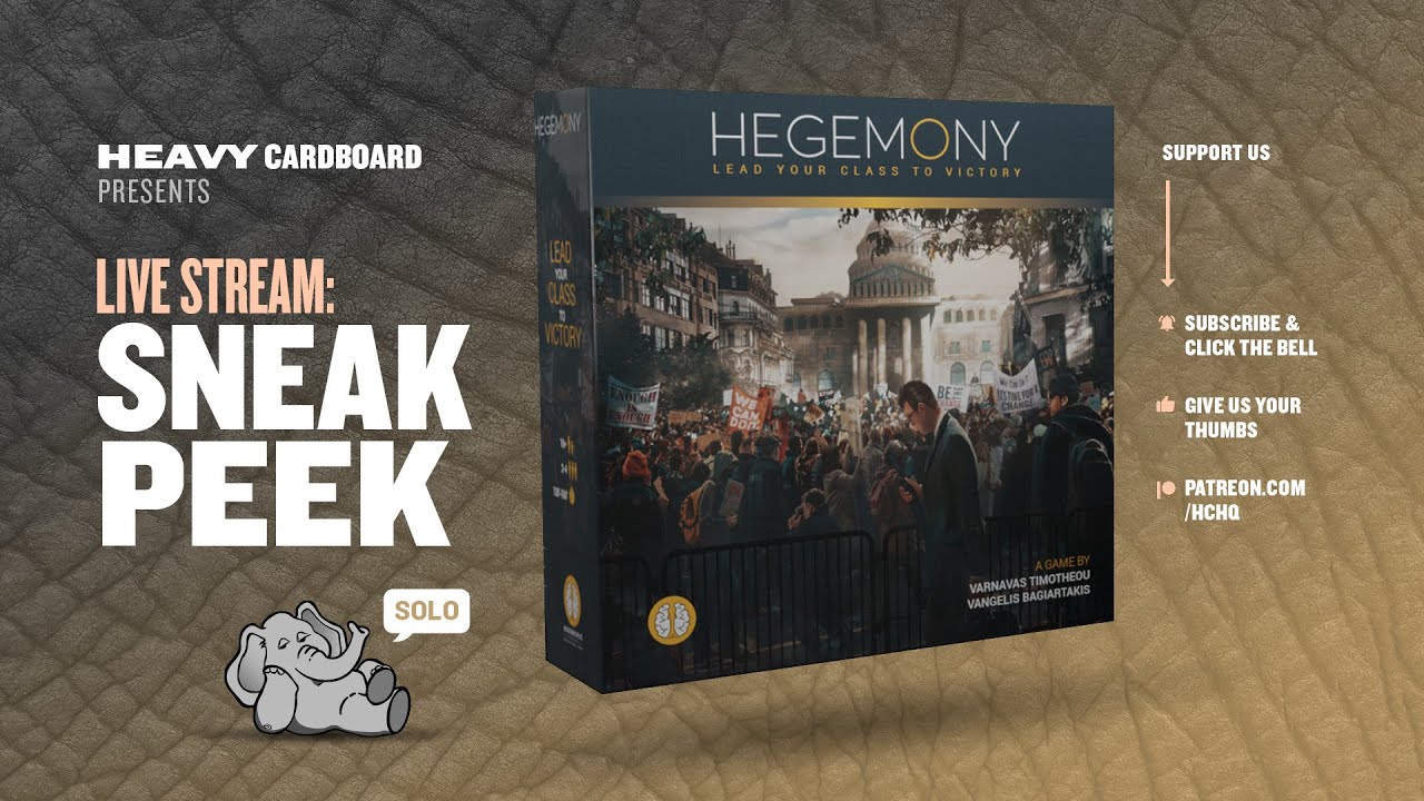 Hegemony: Lead Your Class to Victory - Sneak Peek by Heavy Cardboard