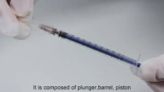 Disposable 1mL Luer slip syringe