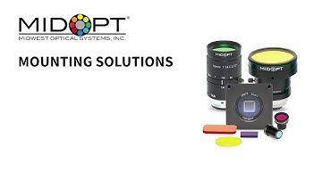 Mounting Solutions for Machine Vision Filters