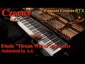 Capture de la vidéo Czerny - Etude ''Ocean Waves'' Op.692 №20 Animated By Ai [Concert Creator Rtx]