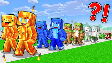 JJ en Mikey: Evolutie van de levenscyclus van ELEMENTEN in Minecraft - Maizen
